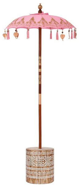 Napernyő Alappal 250 cm Pamut, Fa