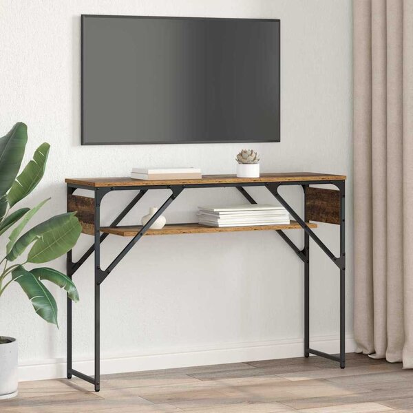 Konzolasztal Öreg fa Szerelt Fa 105x30x75cm