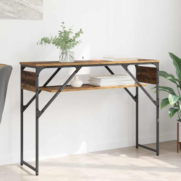 Konzolasztal Öreg fa Szerelt Fa 105x30x75cm