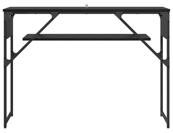 Konzolasztal Fekete tölgy 105x30x75cm Faanyag