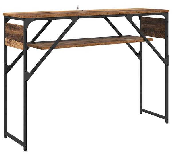 Konzolasztal Öreg fa Szerelt Fa 105x30x75cm