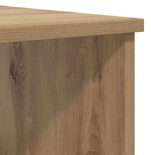 Dohányzóasztal kézműves tölgy 100 x 50 x 36 cm Faanyag