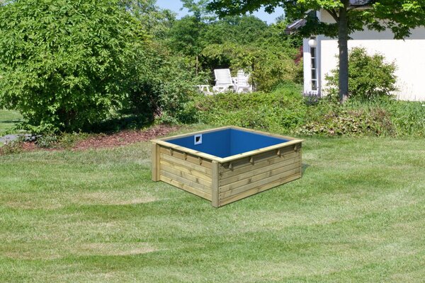 Karibu „Minipool medence modell” fából (nyomáskezelt) 2,1x2,3 m