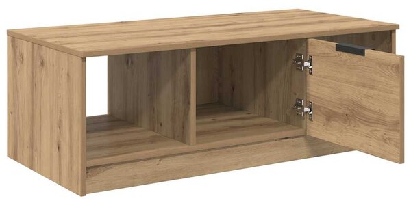 Dohányzóasztal kézműves tölgy 100 x 50 x 36 cm Faanyag
