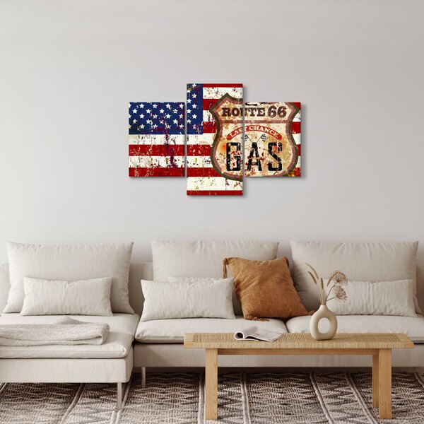 Kép - Vintage zászló (90x60 cm)