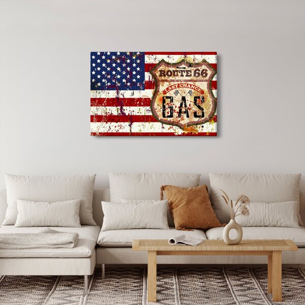 Kép - Vintage zászló (90x60 cm)