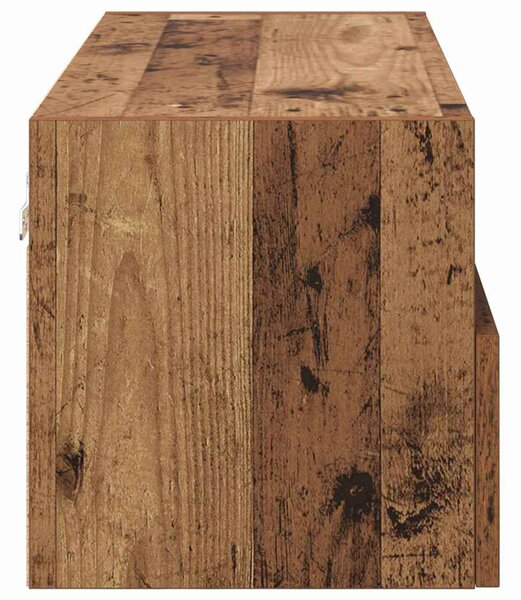 TV Fali Szekrény Öreg fa 80 x 30 x 30 cm Faanyag