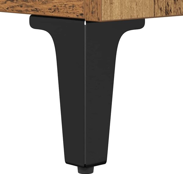 Dohányzóasztal with Drawer Régi fa 90 x 49 x 45 cm Faanyag