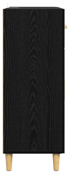 Széf fiókkal Musta tammi 34 x 69.5 x 89 cm Faanyag