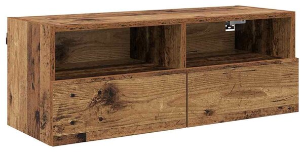 TV Fali Szekrény Öreg fa 80 x 30 x 30 cm Faanyag