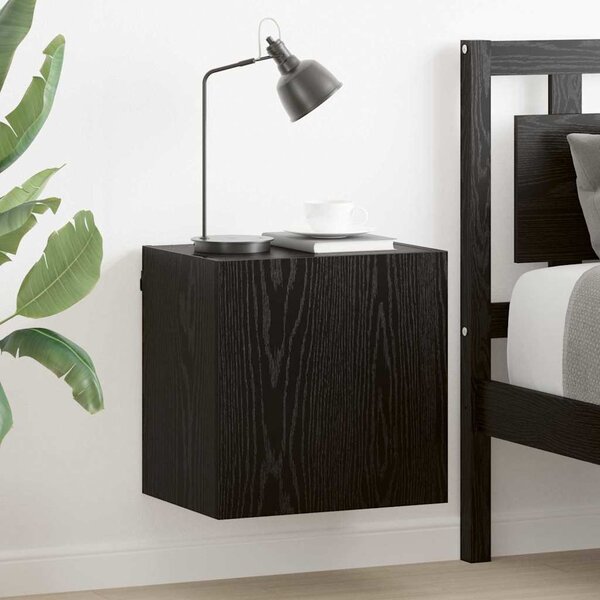 VidaXL TV Fali Szekrény Fekete tölgy 40,5x30x40cm Faanyag