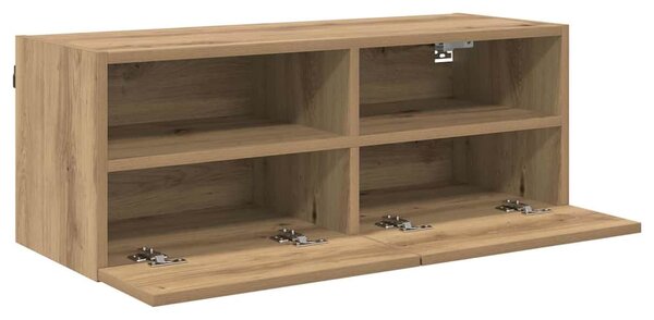 TV Fali Szekrény 80 x 30 x 30 cm Artisan tölgy Szerelt Fa