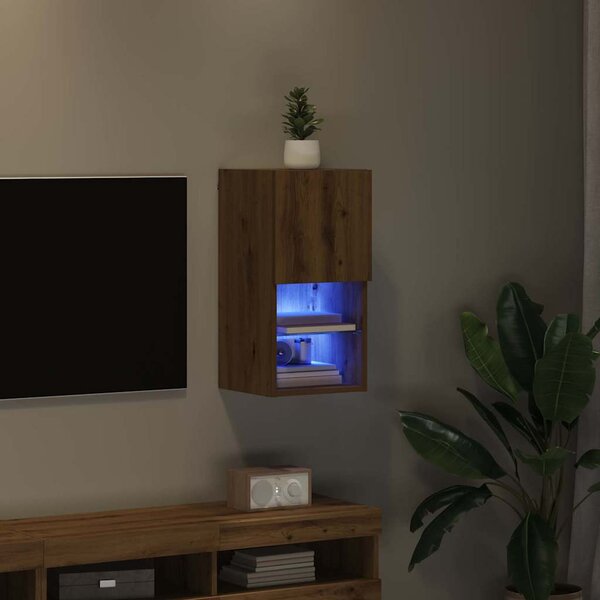 Falsítható TV Szekrény 30,5 x 30 x 60 cm Artisan tölgy Faanyag