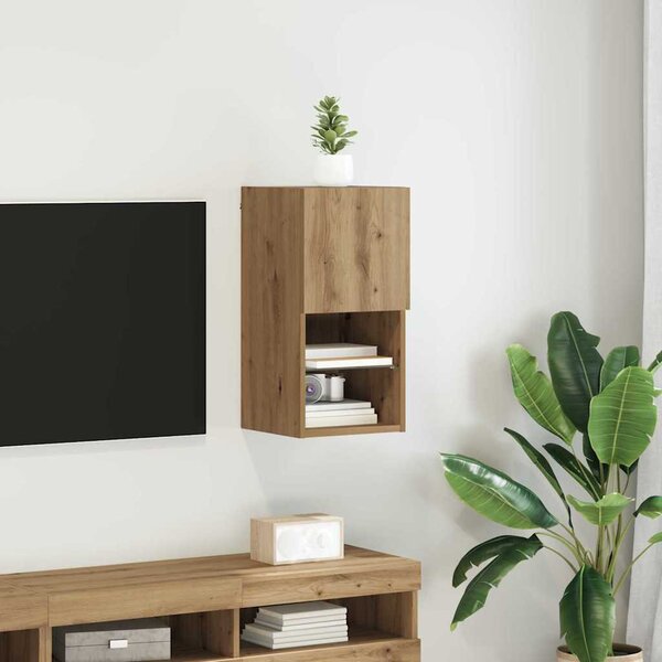 Falsítható TV Szekrény 30,5 x 30 x 60 cm Artisan tölgy Faanyag