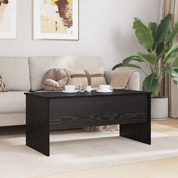 Dohányzóasztal Fekete tölgy 102 x 50,5 x 46,5 cm Faanyag