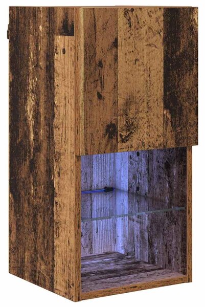 Falsítható TV Szekrény Öreg fa 30,5 x 30 x 60 cm Faanyag