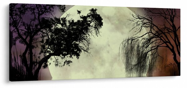 Kép - Telihold a felszín felett (120x50 cm)