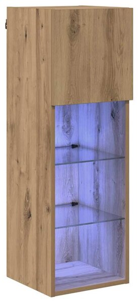 Falsítható TV Szekrény 30,5 x 30 x 90 cm Artisan tölgy Faanyag