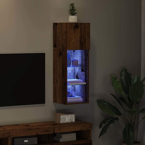 Falsítható TV Szekrény Öreg fa 30,5 x 30 x 90 cm Faanyag