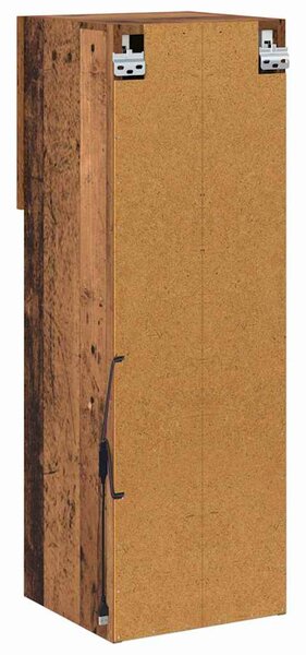 Fali TV szekrények 2 pcs Öreg fa 30,5 x 30 x 90 cm Faanyag