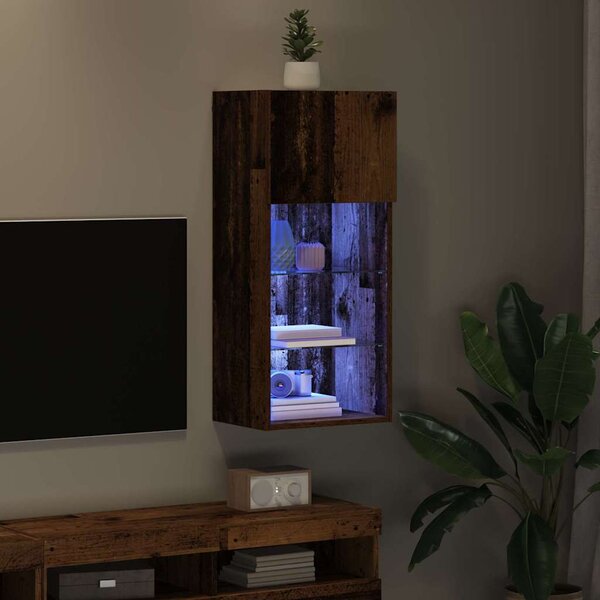 Falsítható TV Szekrény Öreg fa 40,5 x 30 x 90 cm Faanyag