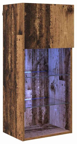 Falsítható TV Szekrény Öreg fa 40,5 x 30 x 90 cm Faanyag