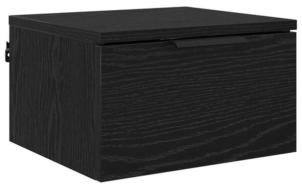 Éjjeliszekrény Fekete tölgy 34 x 30 x 20 cm Szerelt Fa