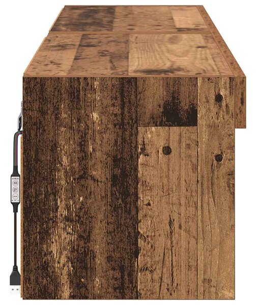 TV szekrények 2 pcs Öreg fa 60 x 30 x 30 cm Faanyag