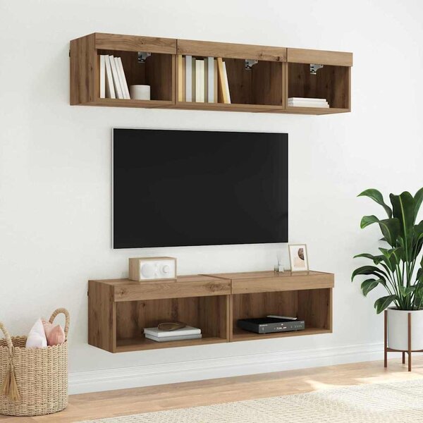 TV szekrény Artisan tölgy 60 x 30 x 30 cm Faanyag