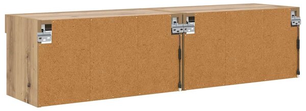 TV szekrények 2 pcs Artisan tölgy 60 x 30 x 30 cm Faanyag