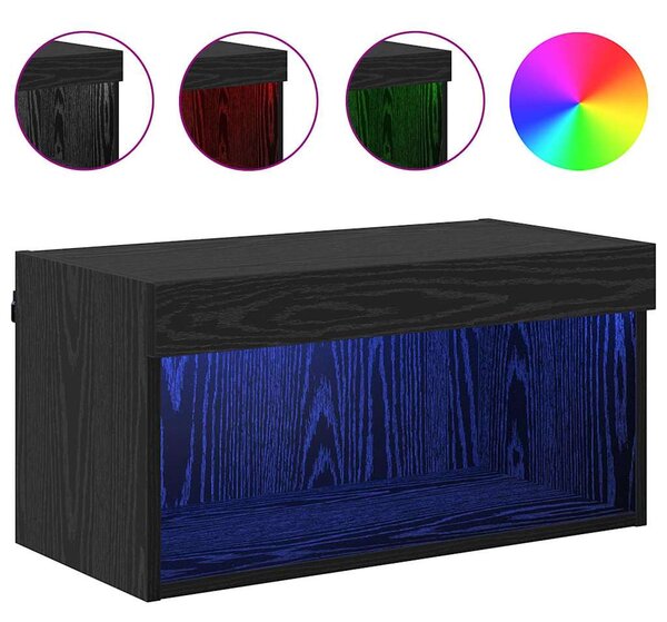 TV szekrény garnitúra Fekete tölgy 60 x 30 x 30 cm Faanyag