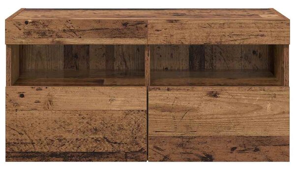 TV Fali Szekrény Öreg fa 80 x 30 x 40 cm Faanyag