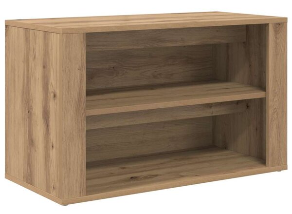 Cipőtartó polcokkal kézműves tölgy 75 x 35 x 45 cm Faanyag