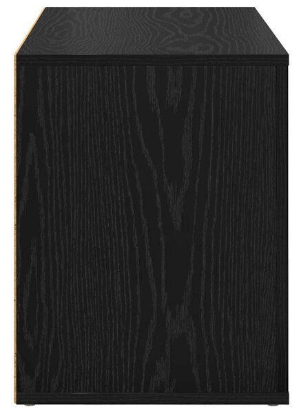 Cipőtartó polcokkal Musta tammi 75 x 35 x 45 cm Faanyag