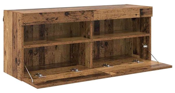 TV Fali Szekrény Öreg fa 100 x 30 x 40 cm Faanyag