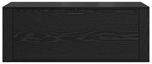 Cipőszekrény polcokkal Musta tammi 100 x 35 x 38 cm Faanyag