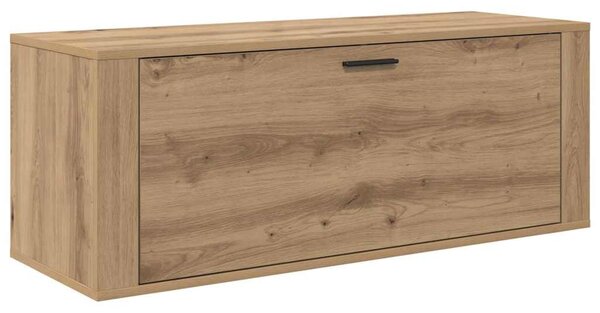 Cipőszekrény polcokkal kézműves tölgy 100 x 35 x 38 cm Faanyag