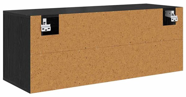 Cipőszekrény polcokkal Musta tammi 100 x 35 x 38 cm Faanyag