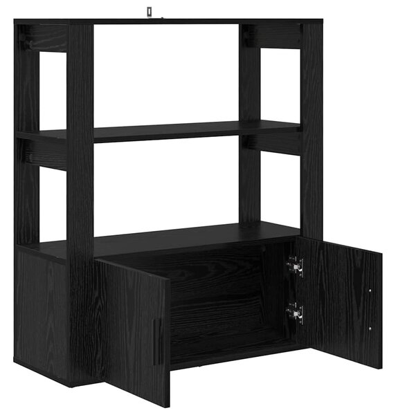 Széf Musta tammi 30 x 80 x 90 cm Faanyag