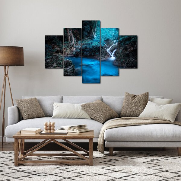 Kép - Varázslatos éjszaka egy trópusi erdőben (150x105 cm)