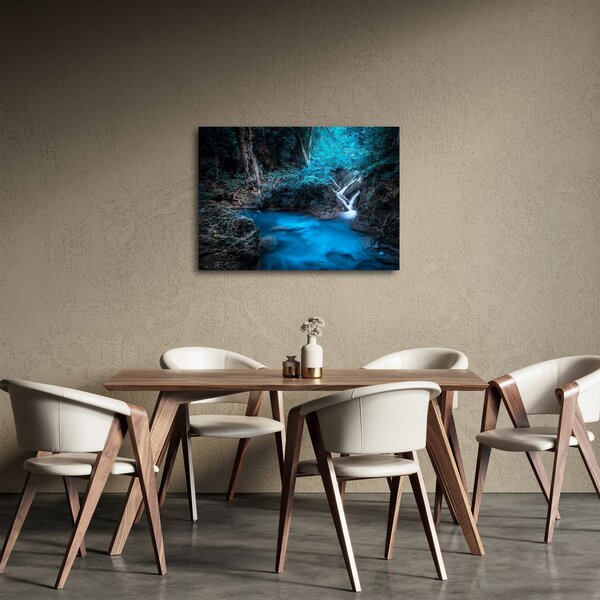 Kép - Varázslatos éjszaka egy trópusi erdőben (70x50 cm)