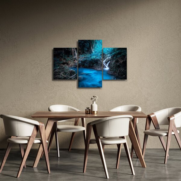 Kép - Varázslatos éjszaka egy trópusi erdőben (90x60 cm)