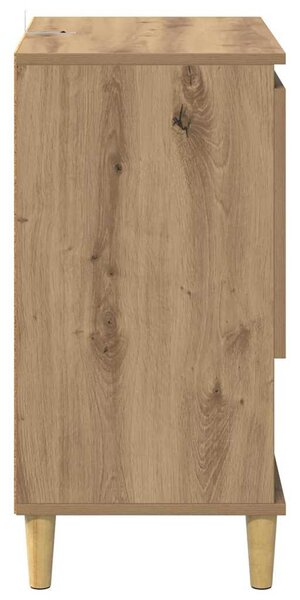 Oldalszekrények 2 pcs Artisan tölgy 60 x 35 x 70 cm Faanyag