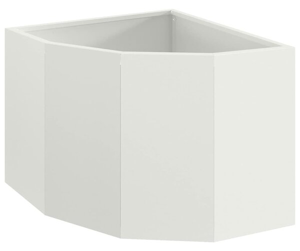 Sarok Virágtartó Fehér 45 x 45 x 35 cm Acél