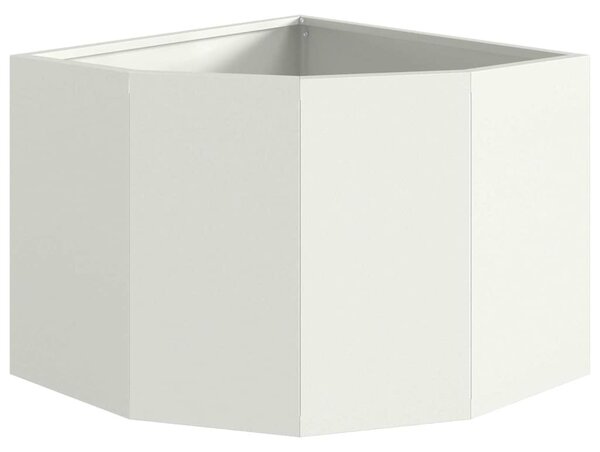 Sarok Virágtartó Fehér 45 x 45 x 35 cm Acél