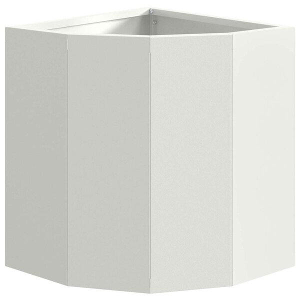 Sarok Virágtartó Fehér 30 x 30 x 35 cm Acél