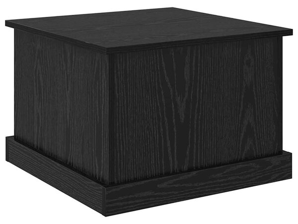Dohányzóasztal with Drawer Musta tammi 50 x 50 x 35 cm Faanyag