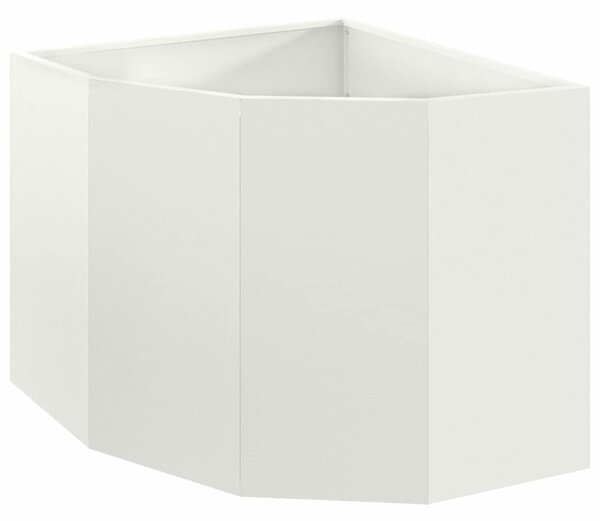 Sarok Virágtartó Fehér 60 x 60 x 50 cm Acél