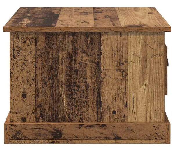 Dohányzóasztal fiókkal Öreg fa 50 x 50 x 35 cm Faanyag