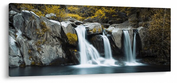 Kép - vízesés, Lushan, Kína (120x50 cm)